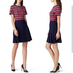 Draper James Plaid Sweater Dress.